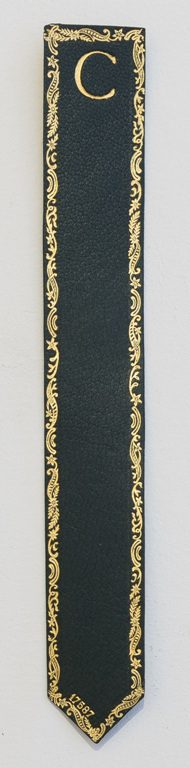 Leather FRESS bookmark