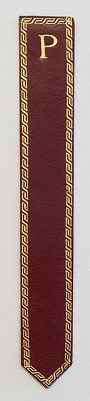 Leather FRESS bookmark