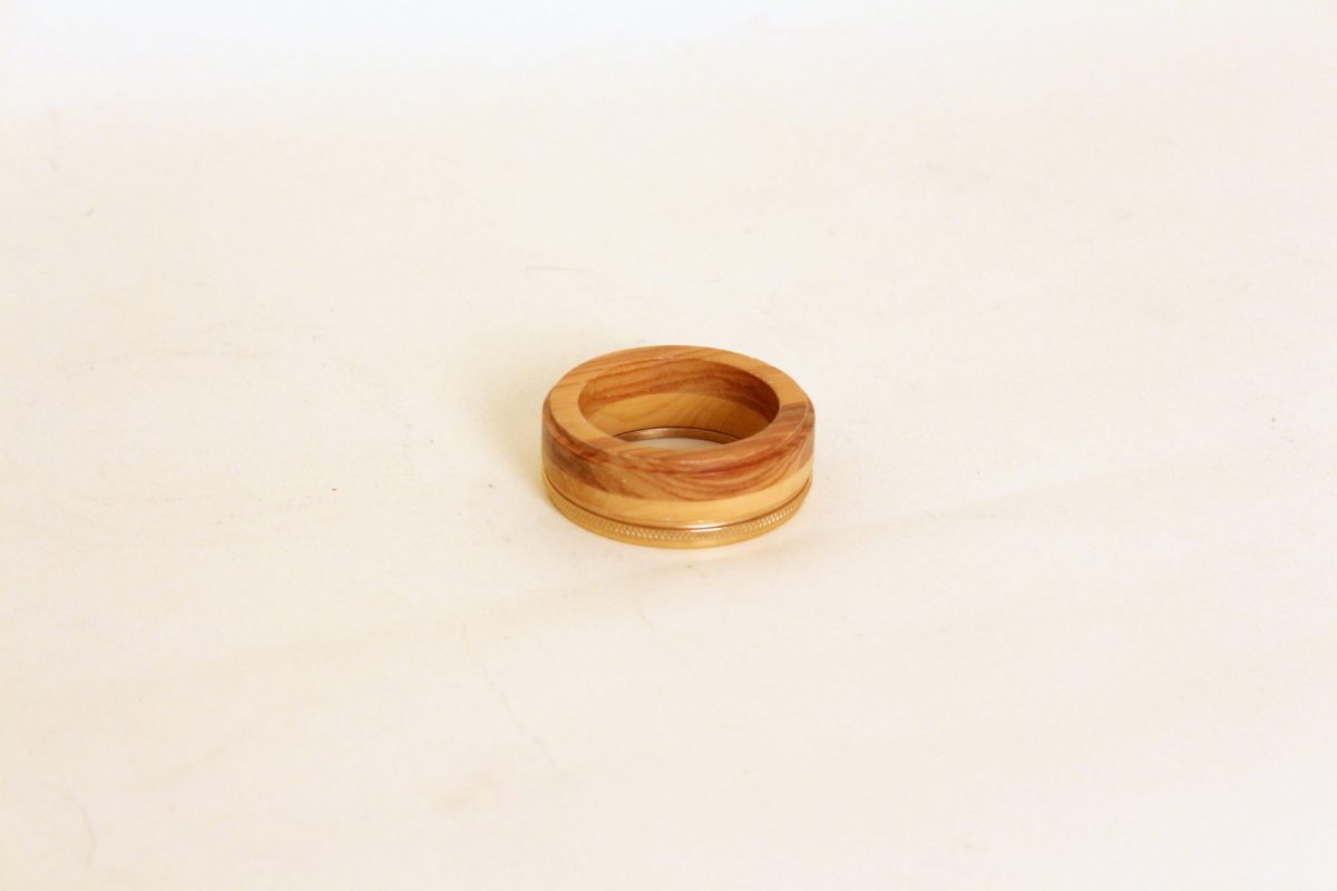 Napkin ring wood/metal