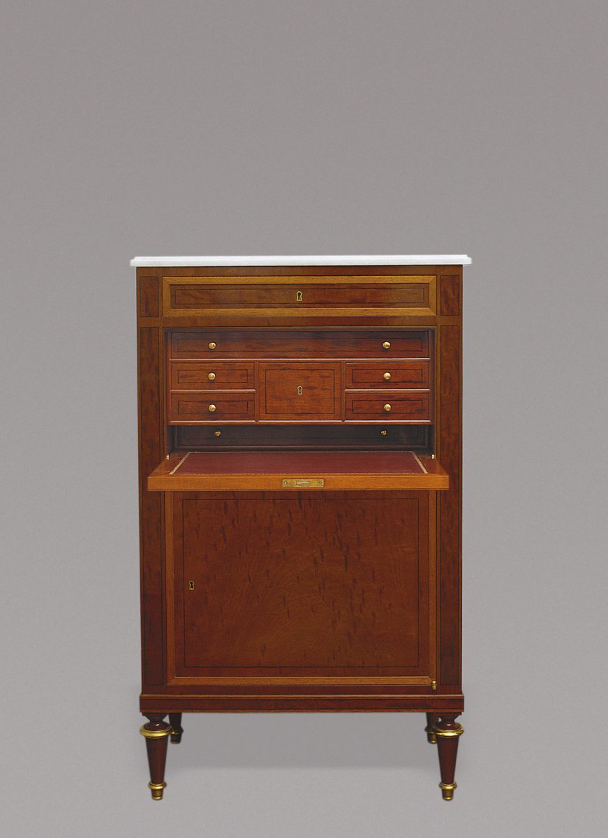 Louis XVI Cabinet with Fold-Down Board